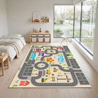 Cocon Montessori Tapis Circuit Voiture Enfant