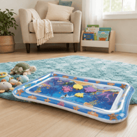 Cocon Montessori Tapis D'Eau Gonflable Bébé Univers Aquatique