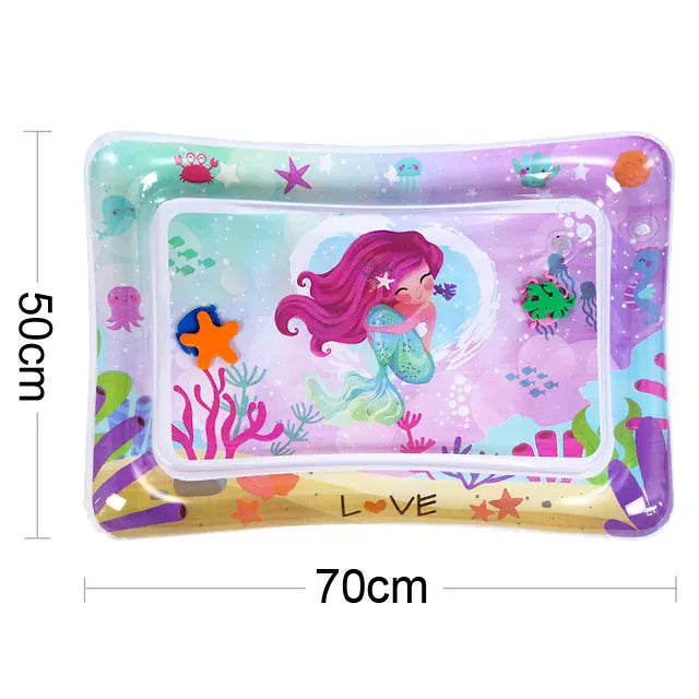 Cocon Montessori Tapis D'Eau Gonflable Bébé Univers Aquatique