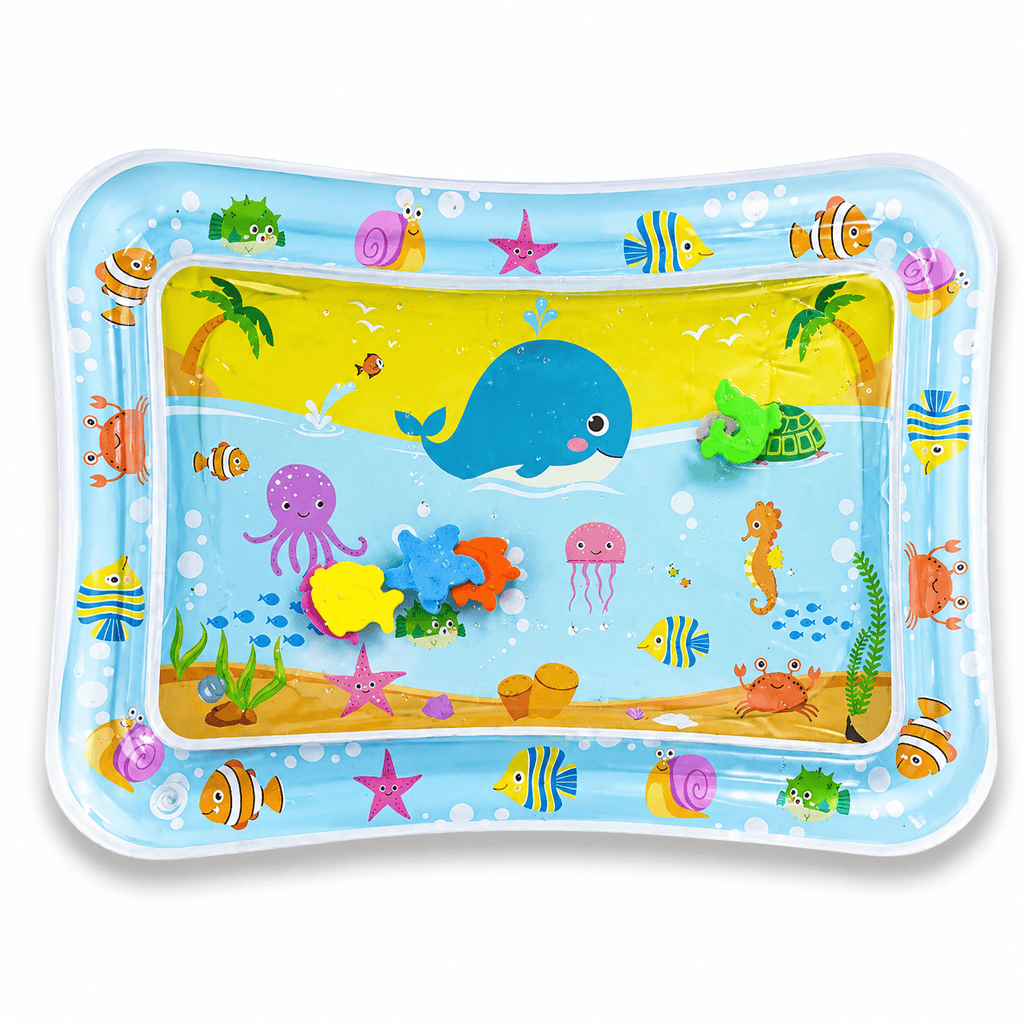 Cocon Montessori Tapis D'Eau Gonflable Bébé Univers Aquatique