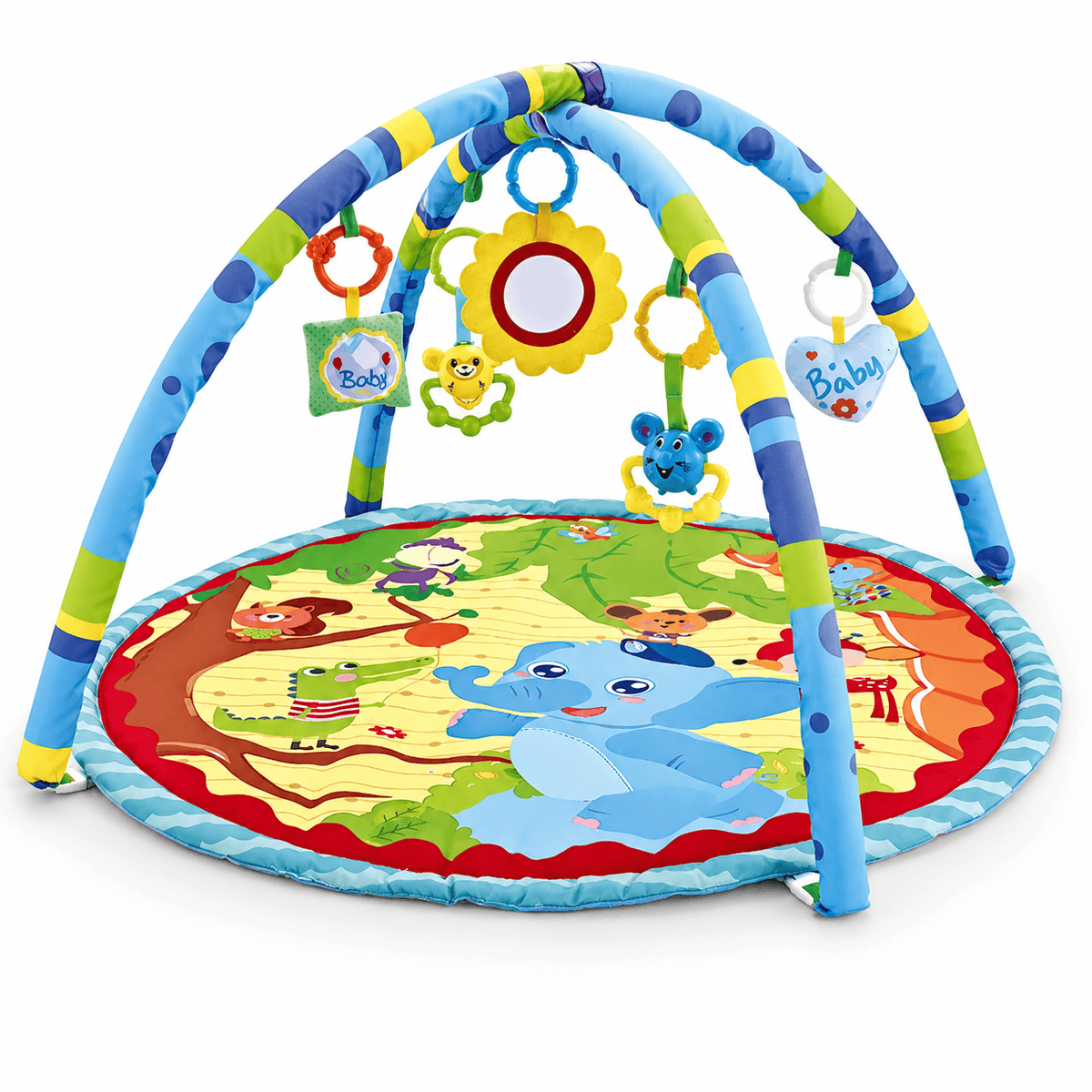 Cocon Montessori Tapis D'Eveil Bébé Arceau Multifonction