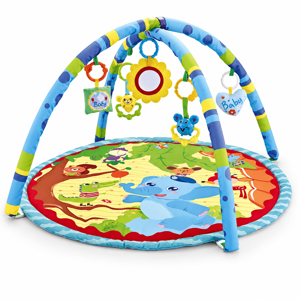 Cocon Montessori Tapis D'Eveil Bébé Arceau Multifonction