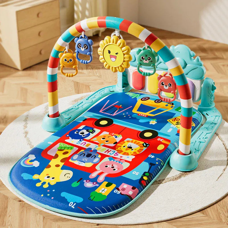 Cocon Montessori Tapis D'Eveil Bébé Avec Arche Et Lumiere