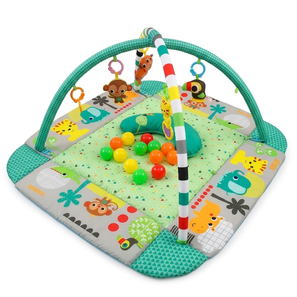Cocon Montessori Tapis D'Eveil Bébé Modulable Parc
