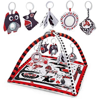 Cocon Montessori Tapis D'Eveil Bébé Motif Animaux