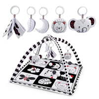 Cocon Montessori Tapis D'Eveil Bébé Motif Animaux