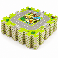 Cocon Montessori Tapis D'Eveil En Mousse Puzzle Route