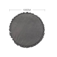 Cocon Montessori Tapis D'Eveil Rond Coton Volants