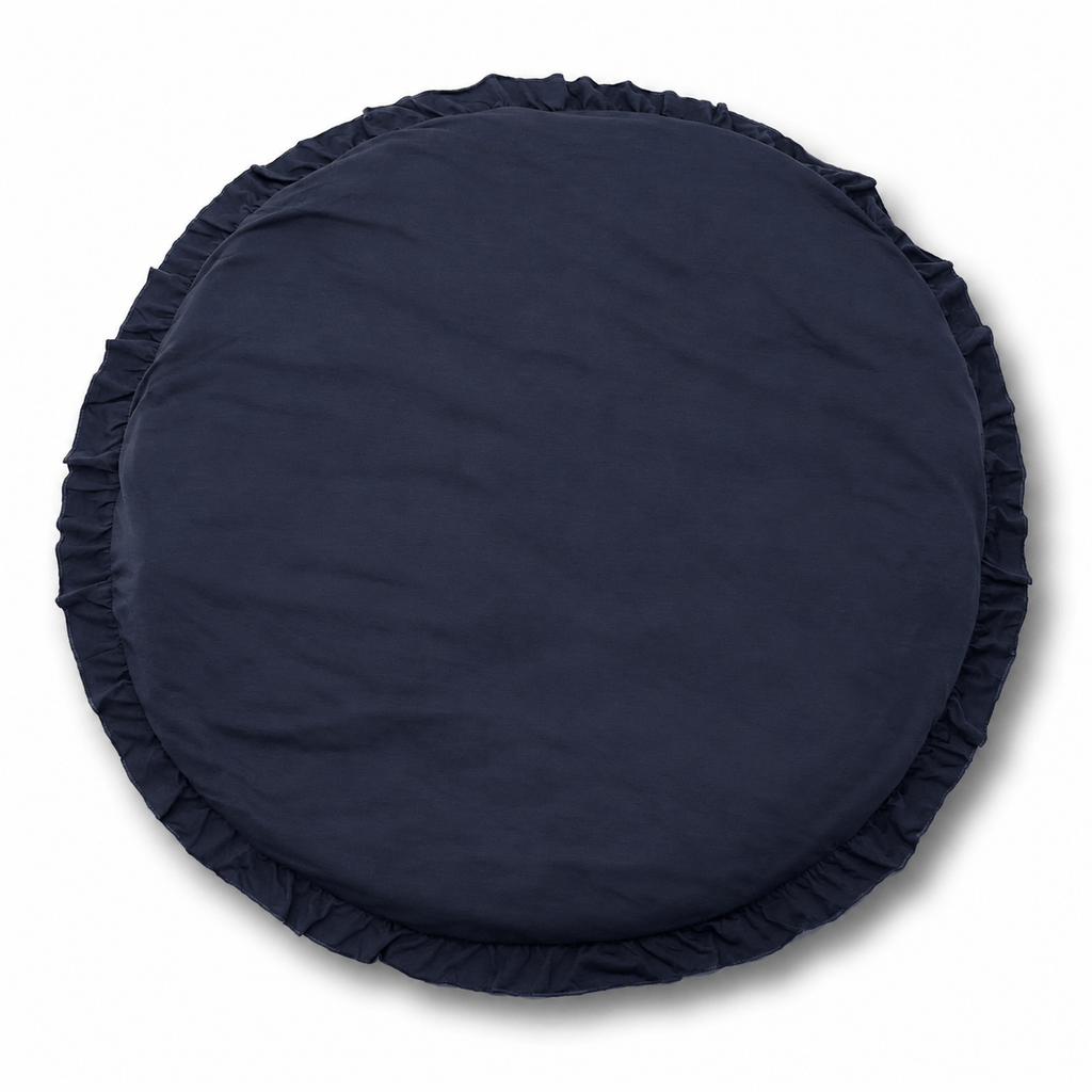 Cocon Montessori Tapis D'Éveil Rond Rembourré Pour Bébé