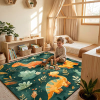 Cocon Montessori Tapis De Jeu Dinosaure