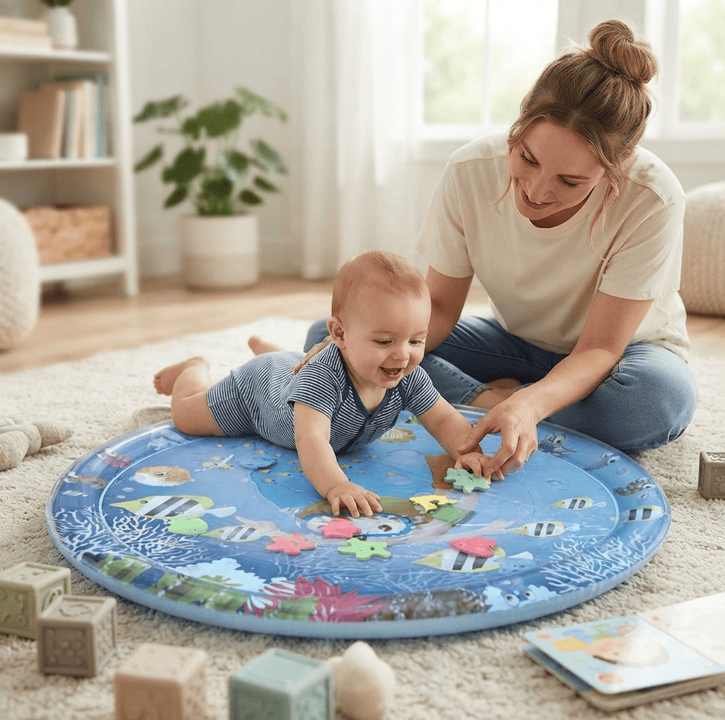 Cocon Montessori Tapis De Jeu Gonflable Aquatique Pour Bébé