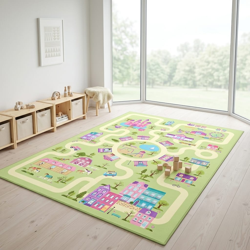 Cocon Montessori Tapis De Jeu Parc D'Attractions