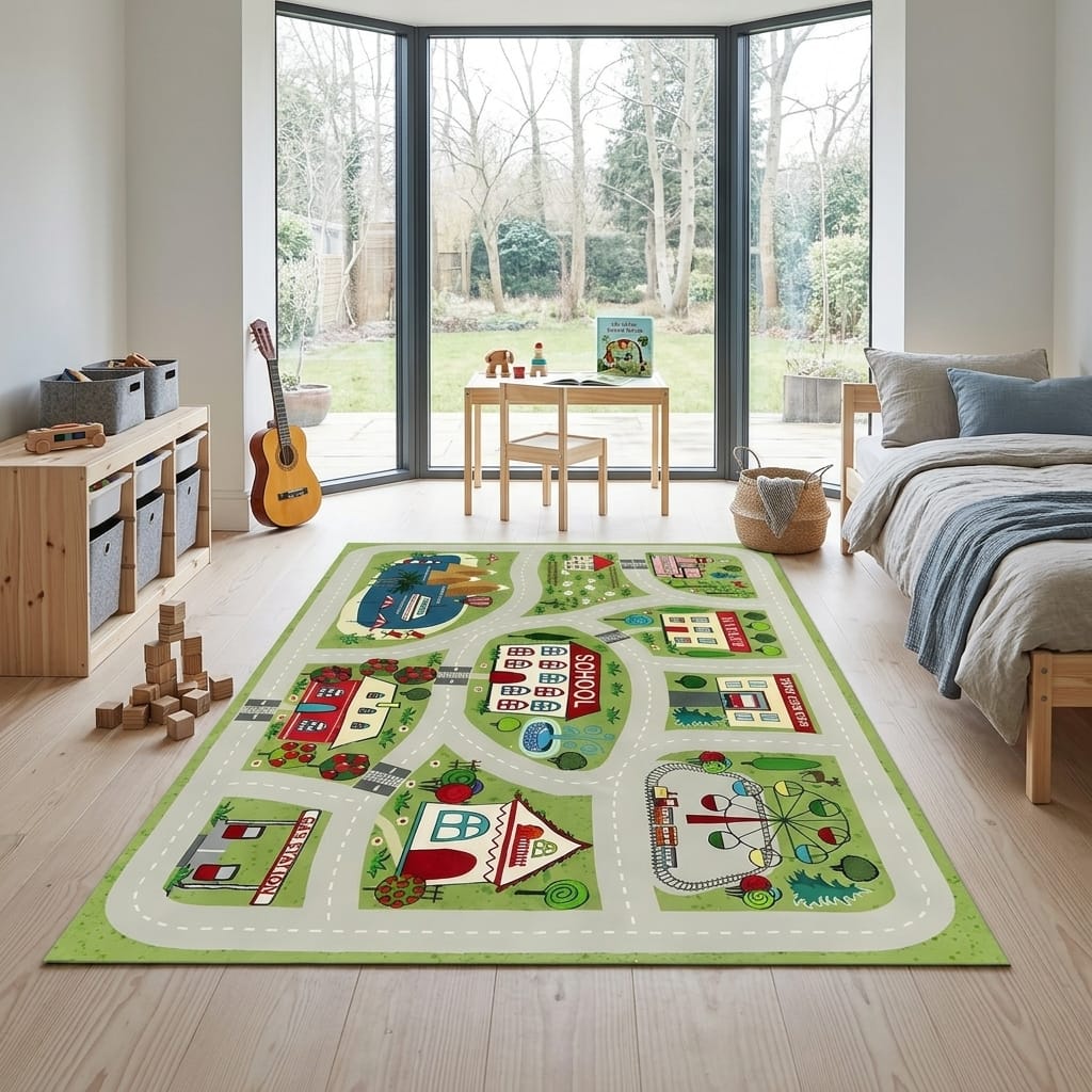 Cocon Montessori Tapis De Jeu Parc D'Attractions