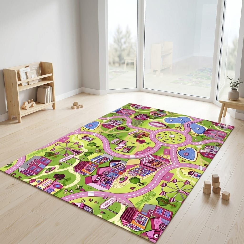 Cocon Montessori Tapis De Jeu Parc D'Attractions