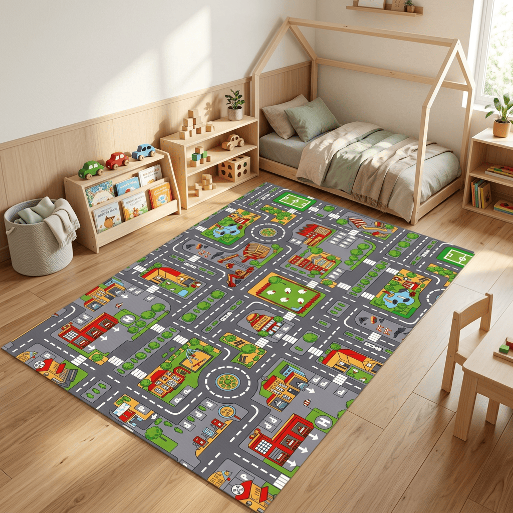 Cocon Montessori Tapis De Jeu Route Grande Ville