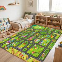 Cocon Montessori Tapis De Jeu Voiture Interactif