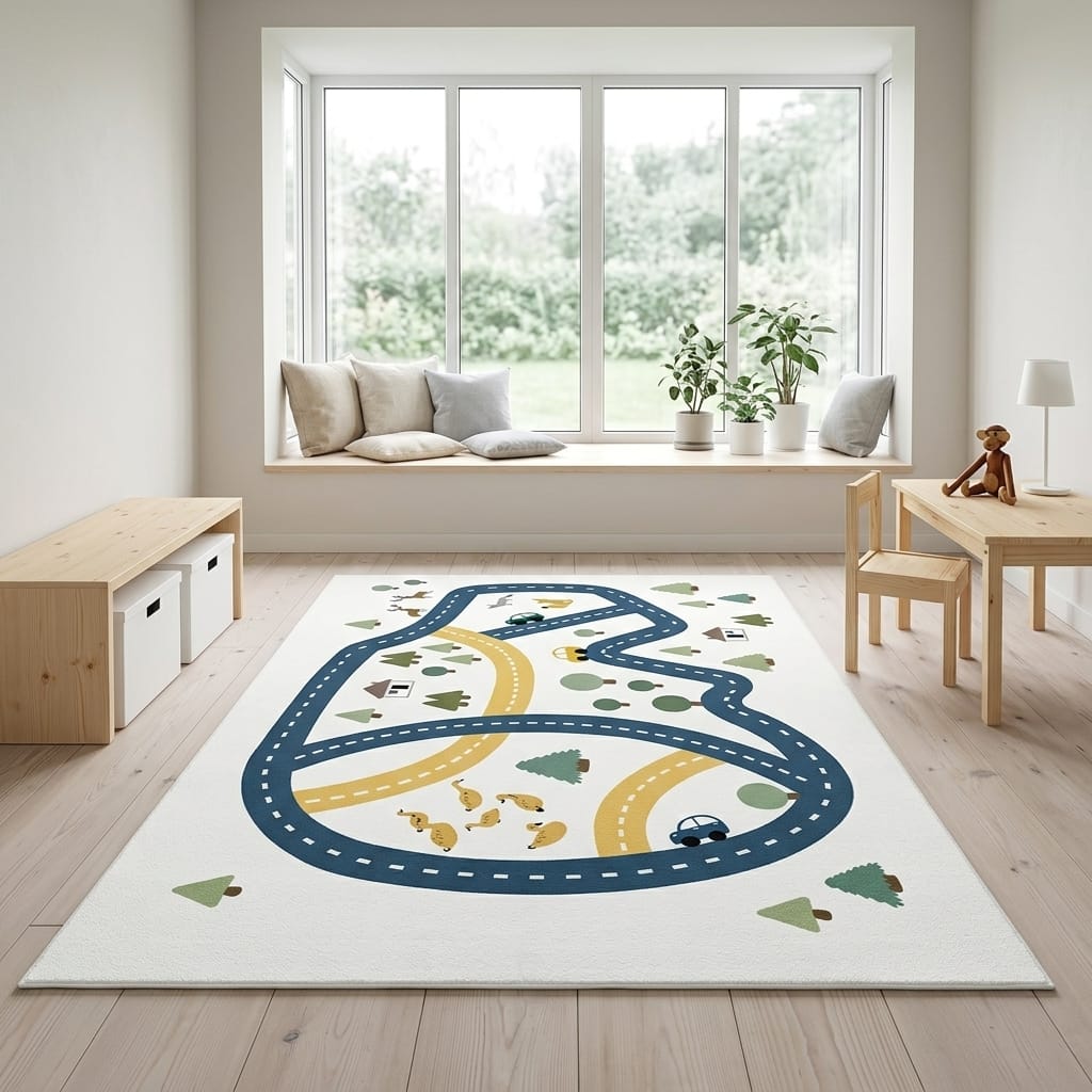 Cocon Montessori Tapis De Sol Ville Enfant
