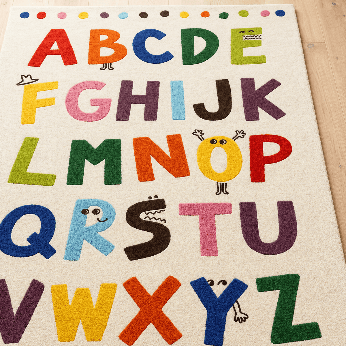 Cocon Montessori Tapis Enfant École Alphabet et Chiffres