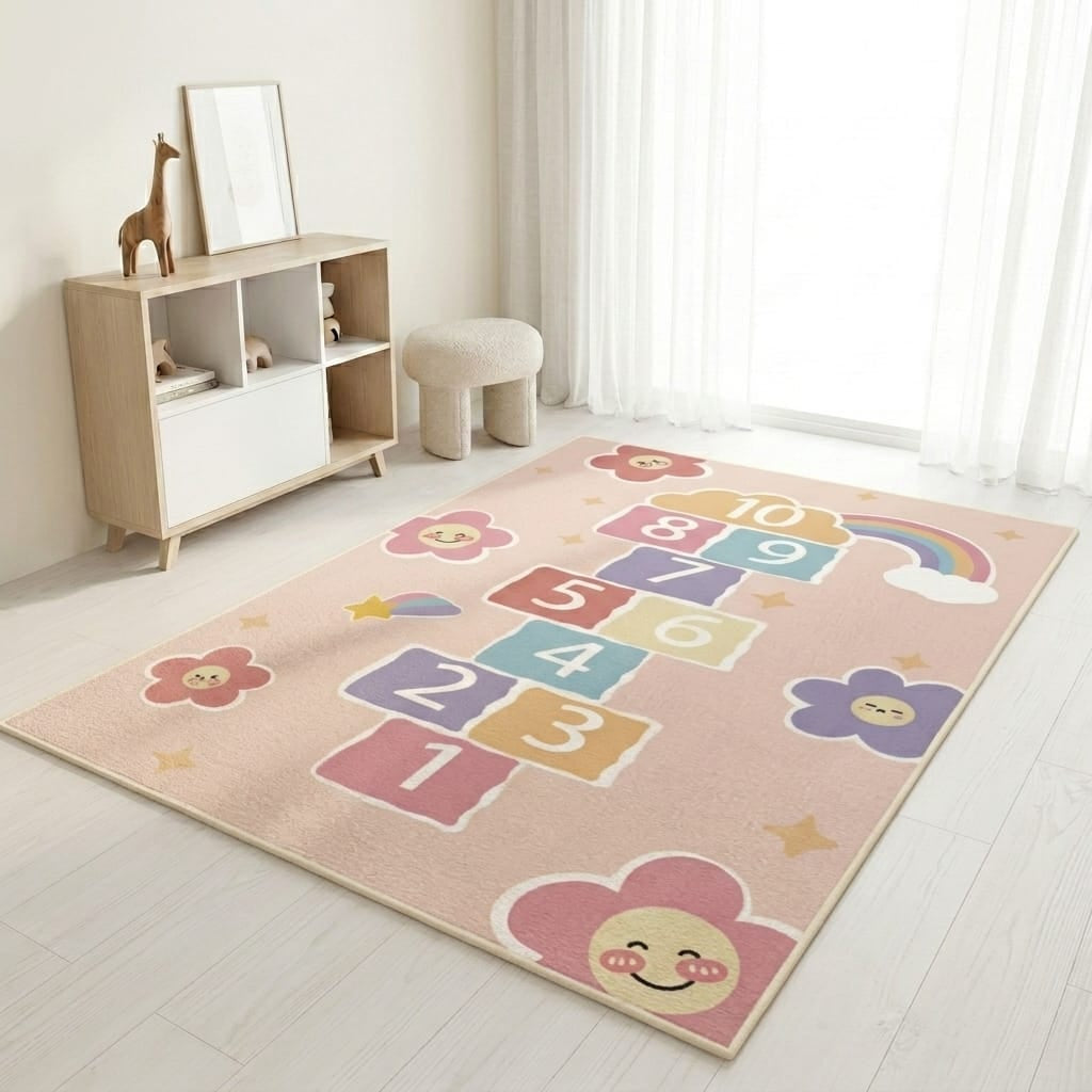 Cocon Montessori Tapis Enfant École Alphabet et Chiffres