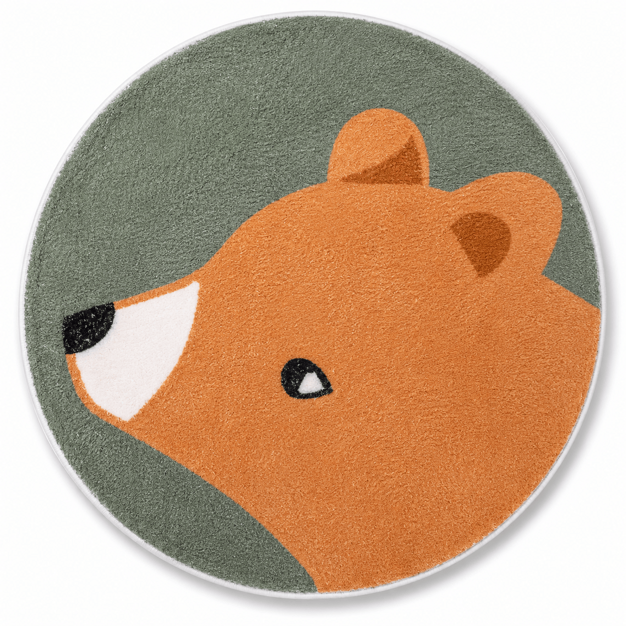 Cocon Montessori Tapis Éveil Bébé Tête D'Animal