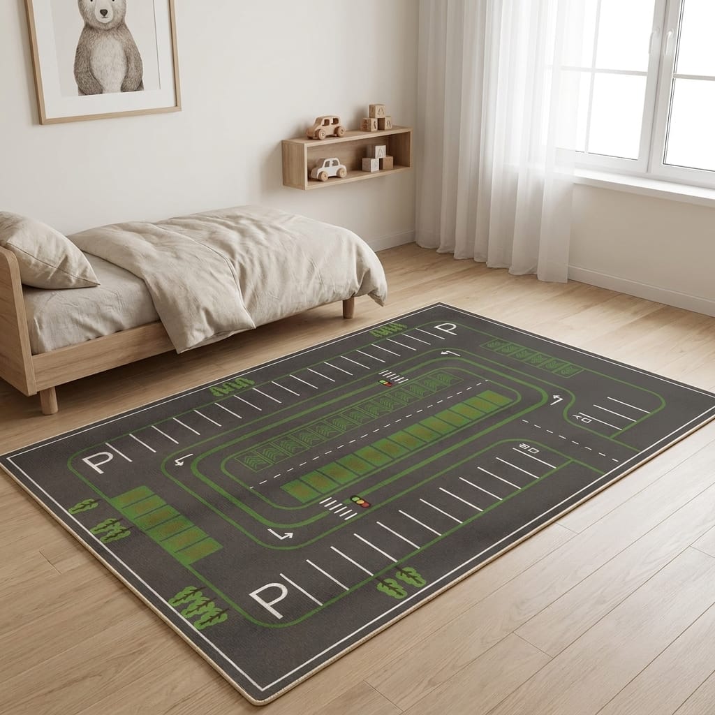 Cocon Montessori Tapis Parking Enfant
