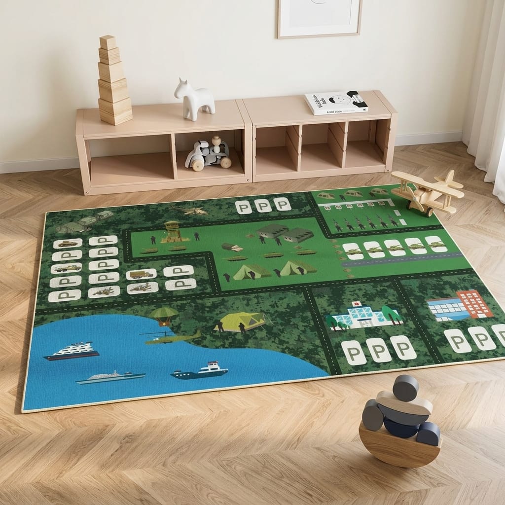 Cocon Montessori Tapis Parking Enfant