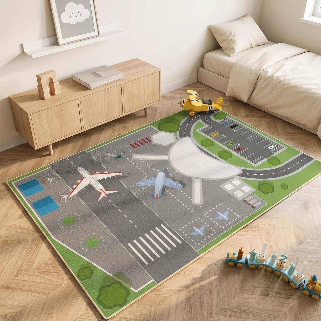 Cocon Montessori Tapis Parking Enfant