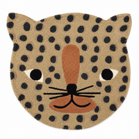 Cocon Montessori Tapis Peluche Tête D'Animal