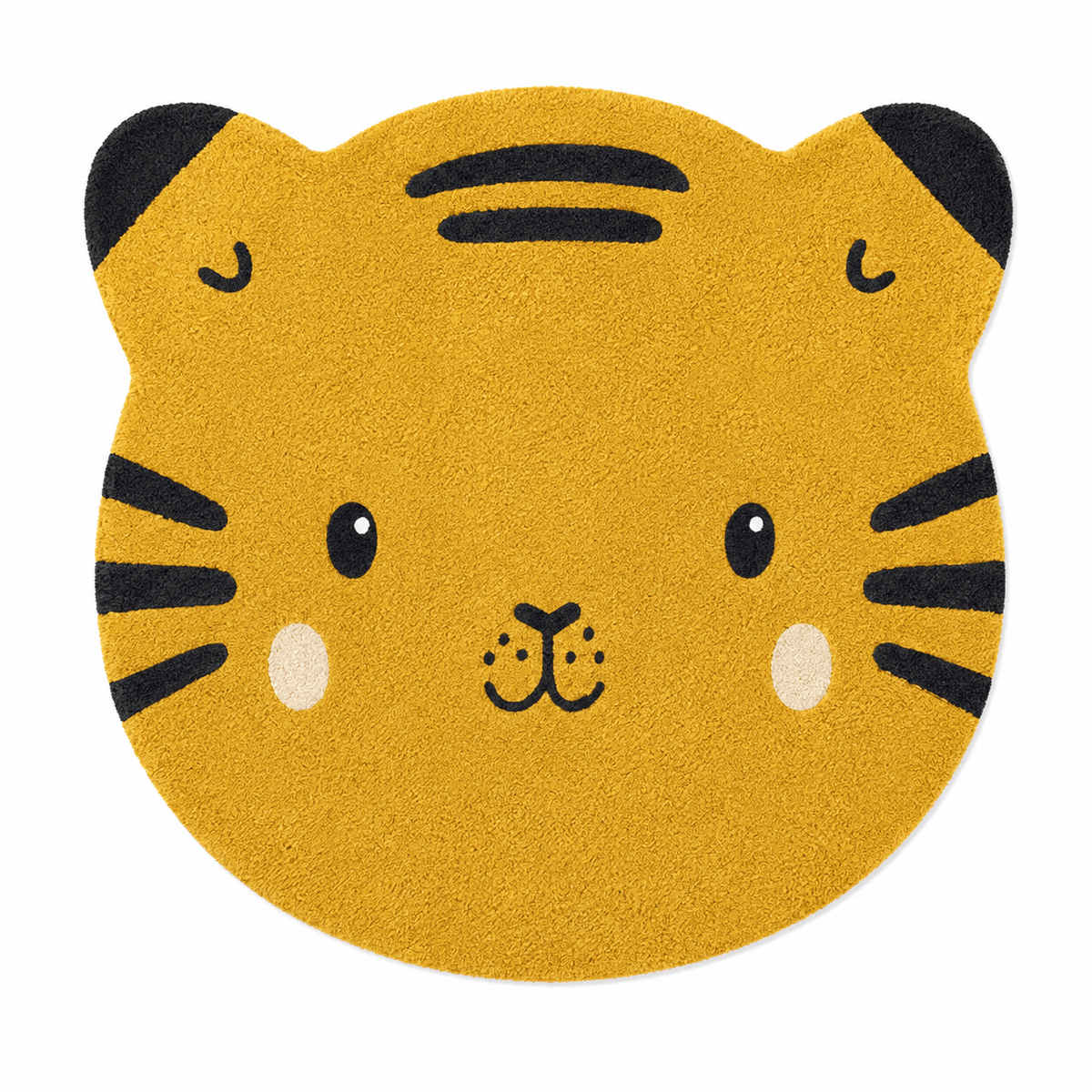 Cocon Montessori Tapis Peluche Tête D'Animal