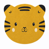 Cocon Montessori Tapis Peluche Tête D'Animal
