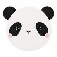 Cocon Montessori Tapis Peluche Tête D'Animal