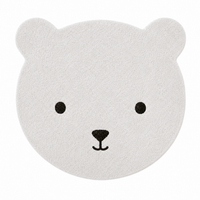 Cocon Montessori Tapis Peluche Tête D'Animal