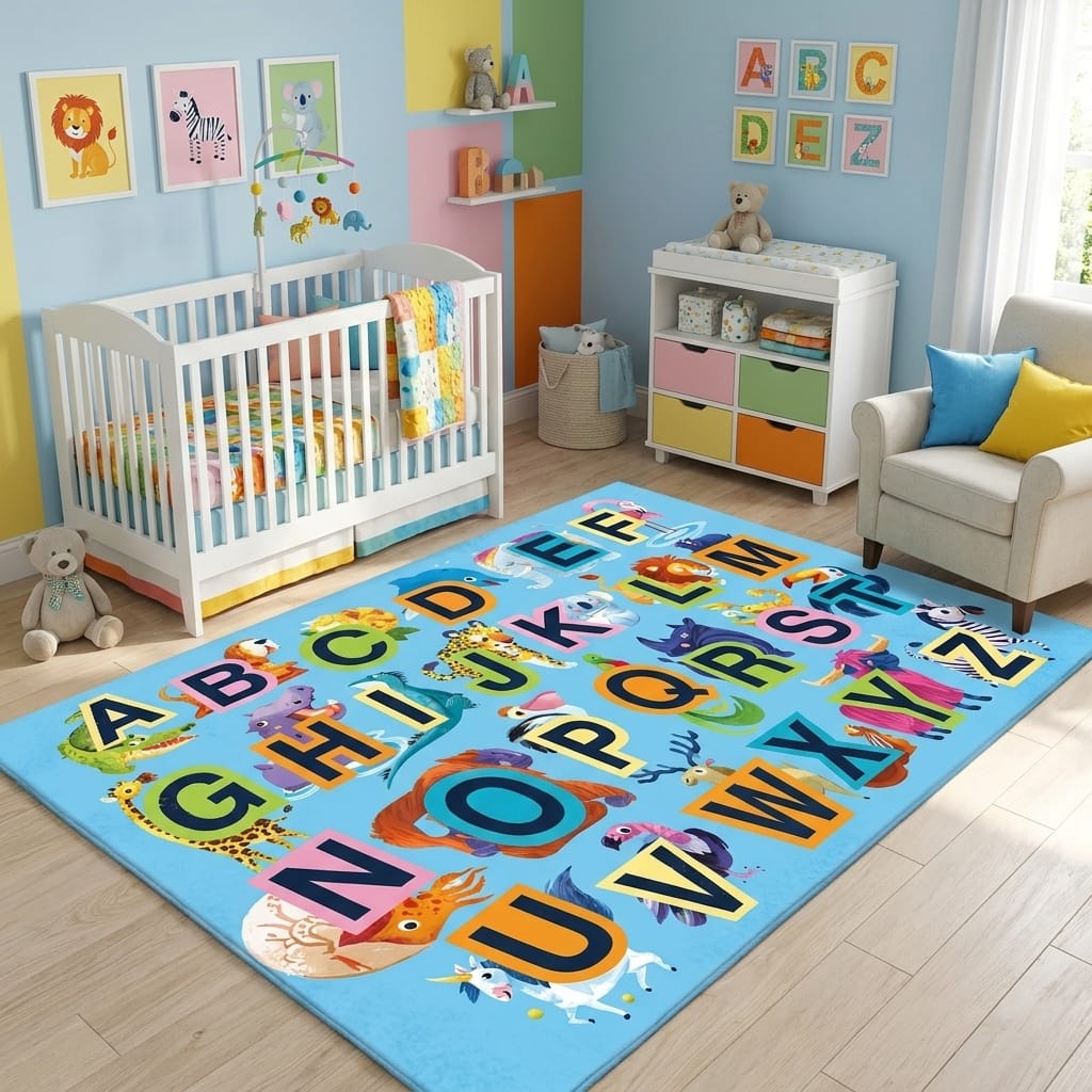 Cocon Montessori Tapis Pour Bébé Abécédaire