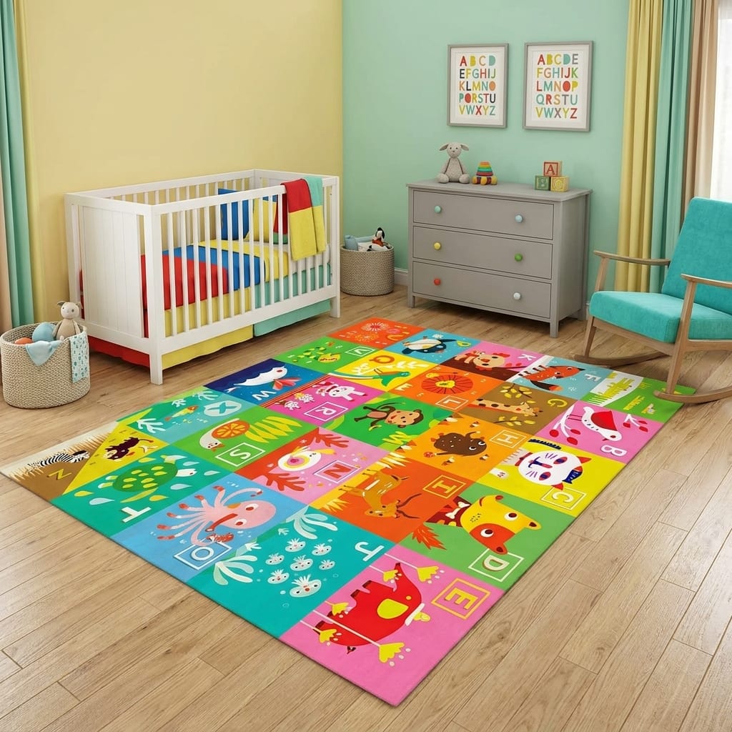 Cocon Montessori Tapis Pour Bébé Abécédaire
