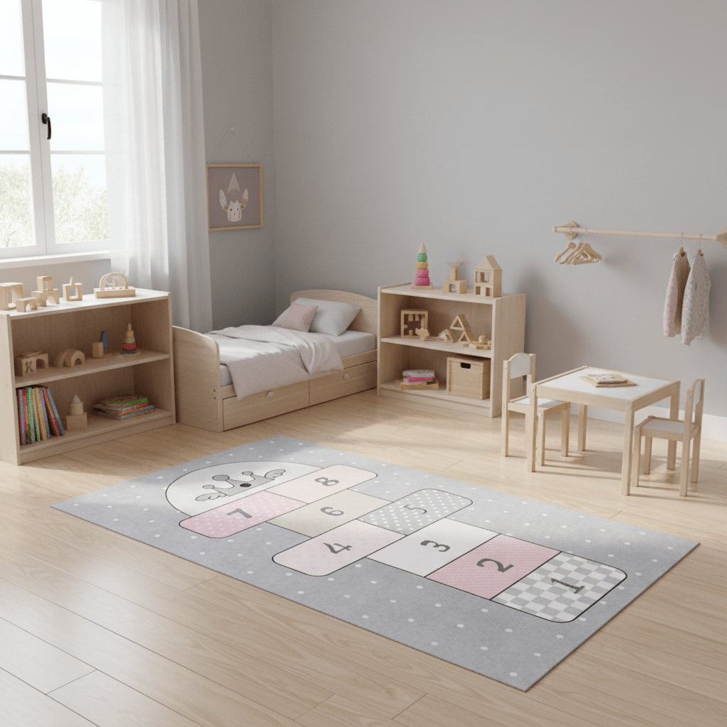 Cocon Montessori Tapis Pour Enfant Marelle