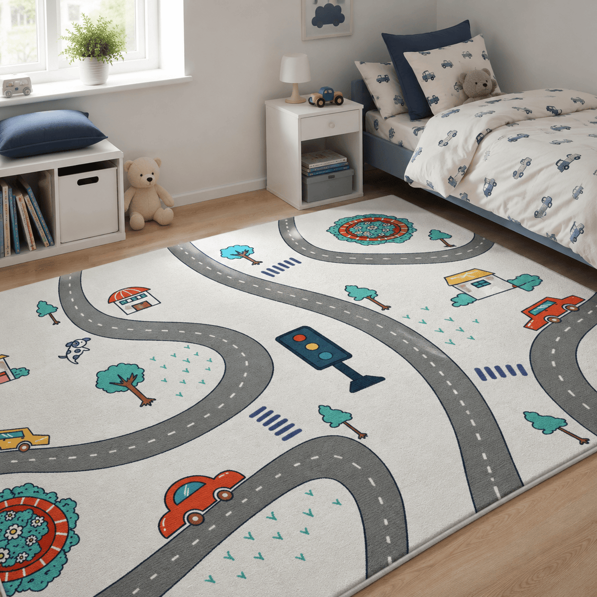 Cocon Montessori Tapis Pour Enfant Motif Astronaute