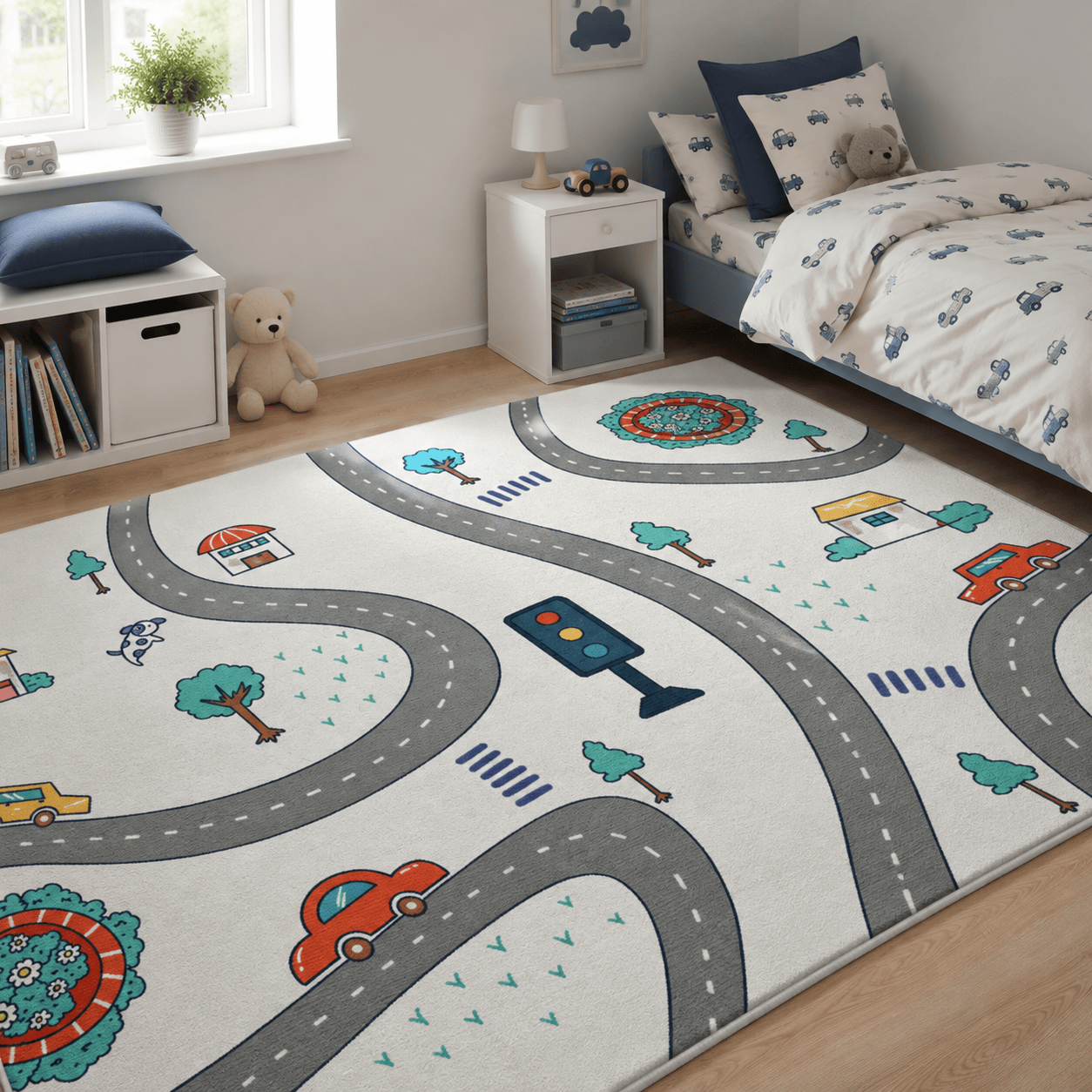 Cocon Montessori Tapis Pour Enfant Motif Astronaute