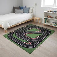 Cocon Montessori Tapis Pour Enfant Motif Circuit De Course