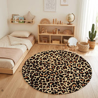 Cocon Montessori Tapis Pour Enfant Motif Leopard