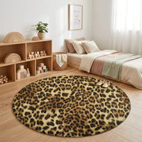 Cocon Montessori Tapis Pour Enfant Motif Leopard