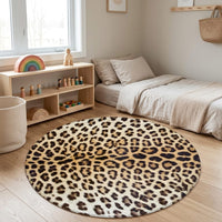 Cocon Montessori Tapis Pour Enfant Motif Leopard