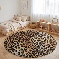 Cocon Montessori Tapis Pour Enfant Motif Leopard