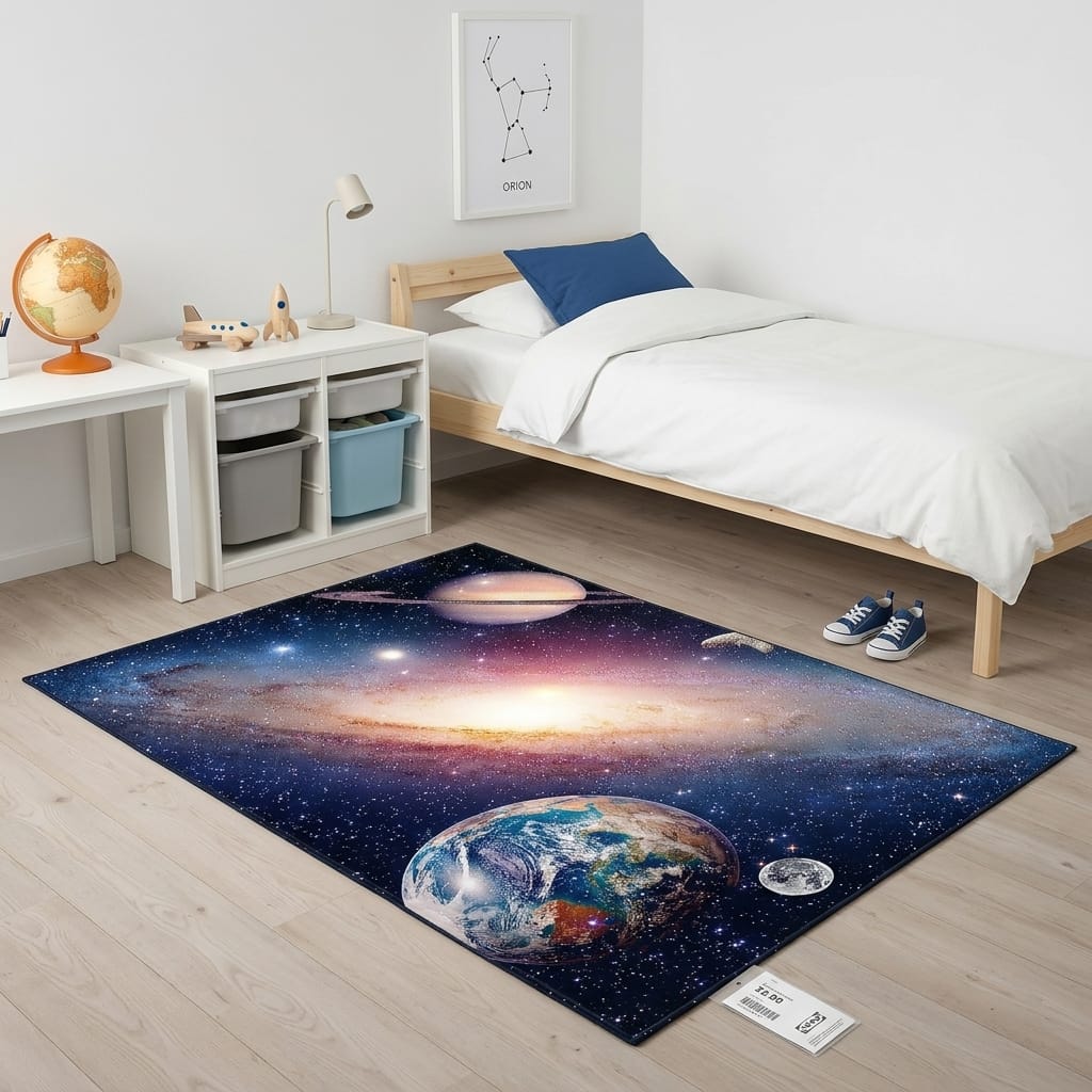 Cocon Montessori Tapis Pour Enfant Systeme Solaire