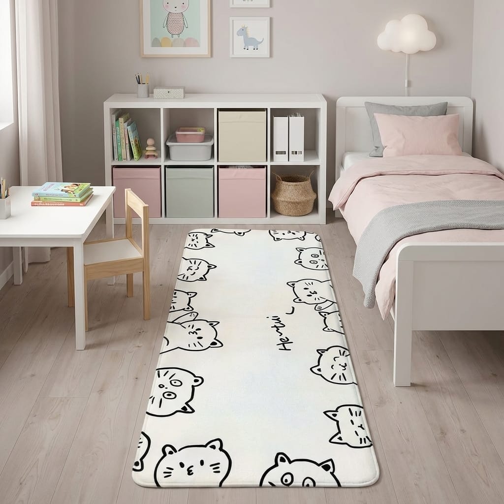 Cocon Montessori Tapis Pour Enfants Chats