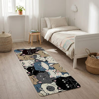 Cocon Montessori Tapis Pour Enfants Chats