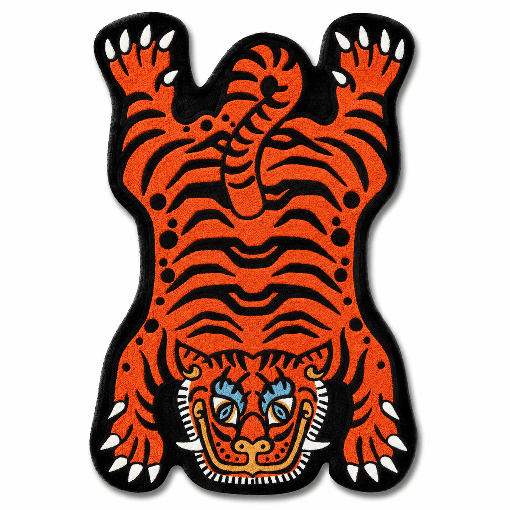 Cocon Montessori Tapis Pour Enfants Forme Tigre