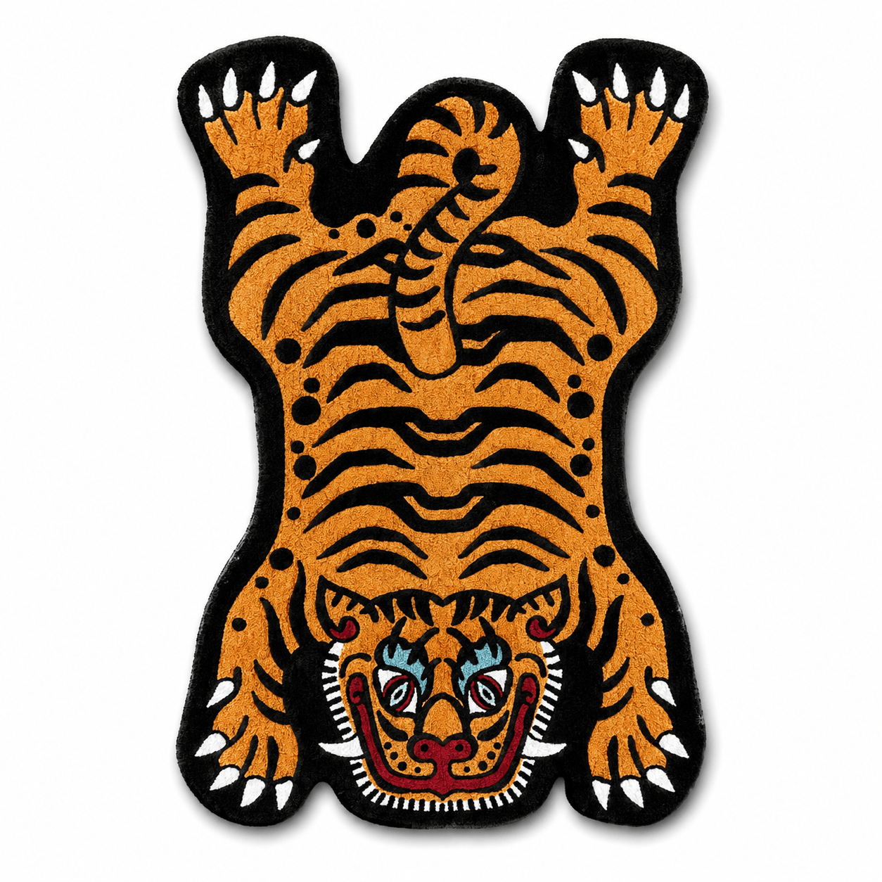 Cocon Montessori Tapis Pour Enfants Forme Tigre