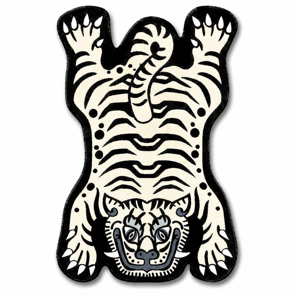 Cocon Montessori Tapis Pour Enfants Forme Tigre