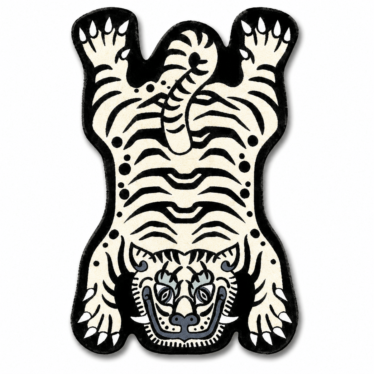 Cocon Montessori Tapis Pour Enfants Forme Tigre