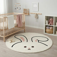Cocon Montessori Tapis Rond Antidérapant Lavable Enfant